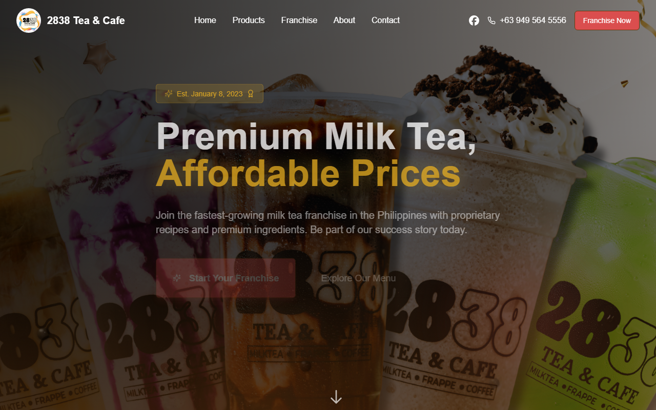 2838teaandcafe.com screenshot