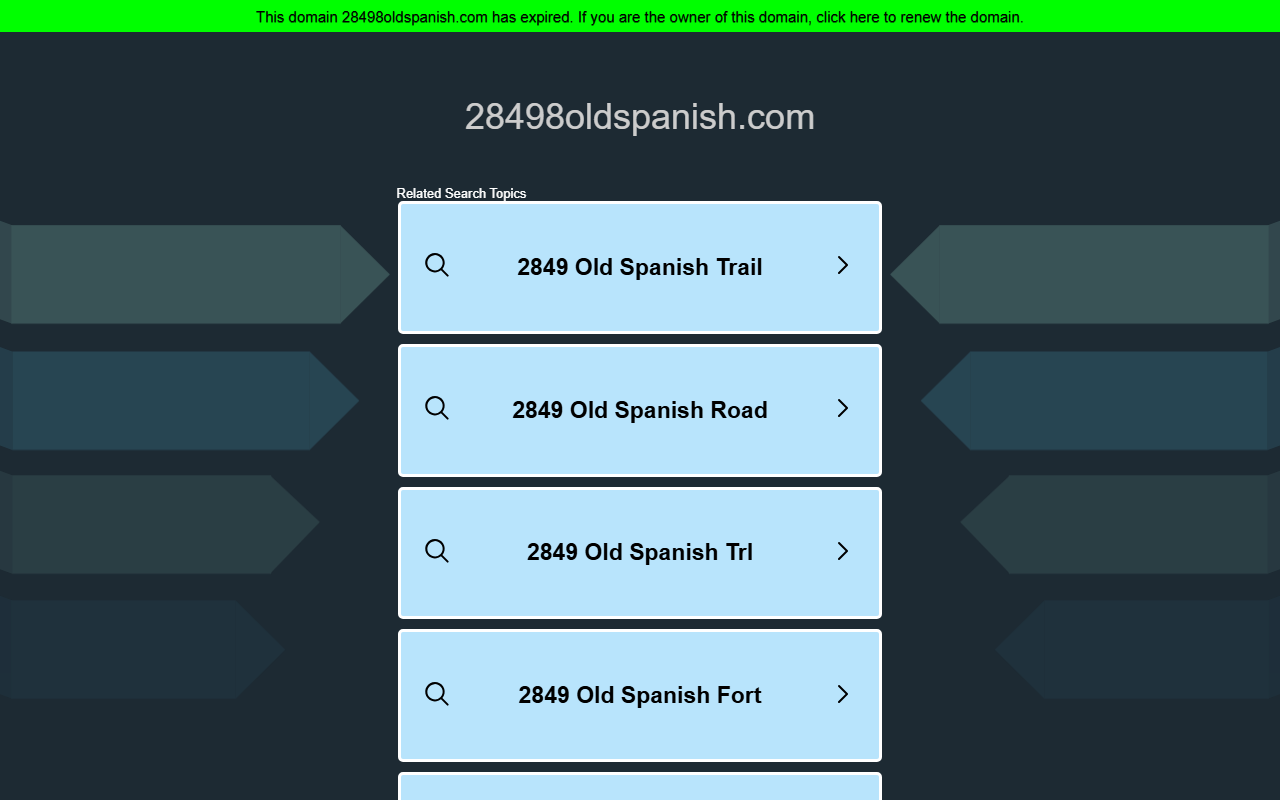 28498oldspanish.com screenshot