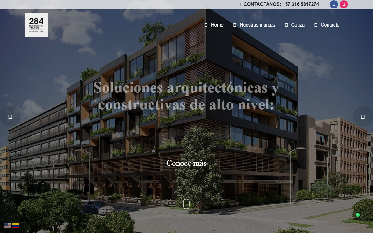 284arquitectura.com screenshot