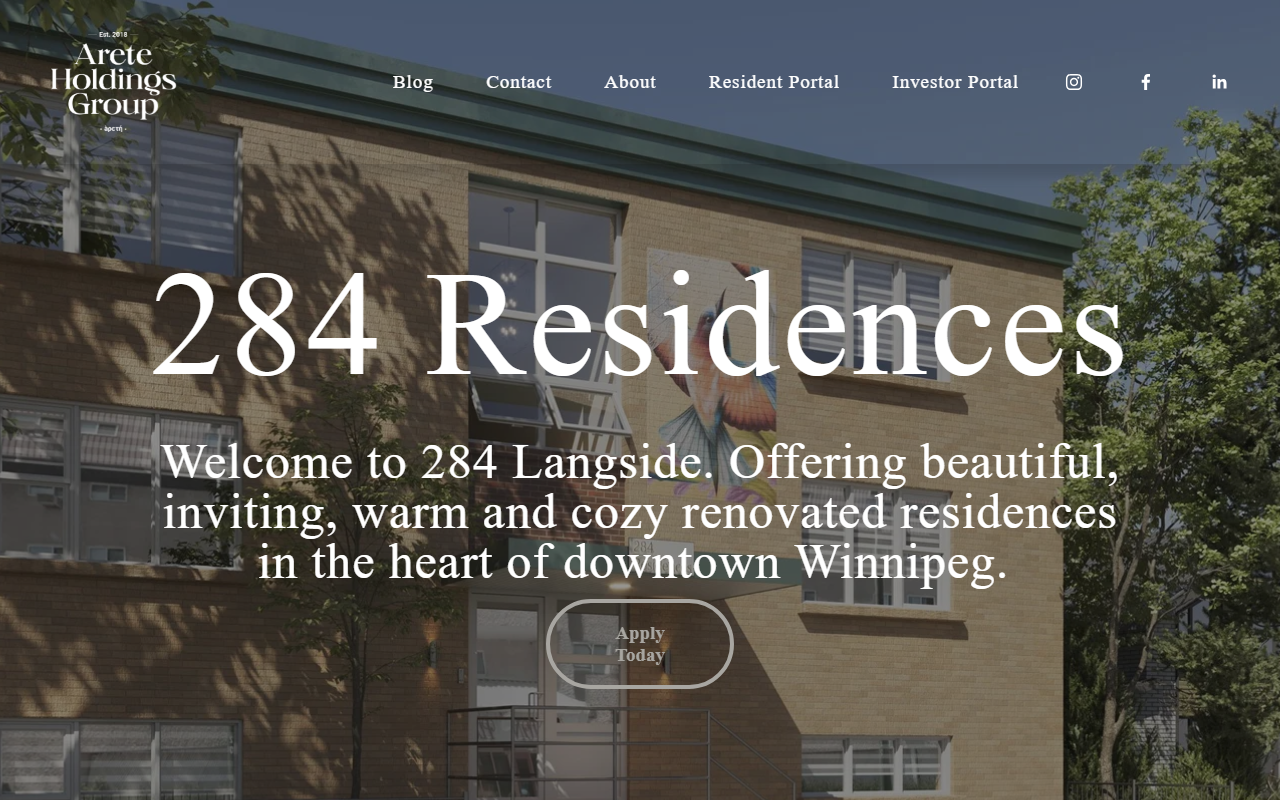284residences.com screenshot