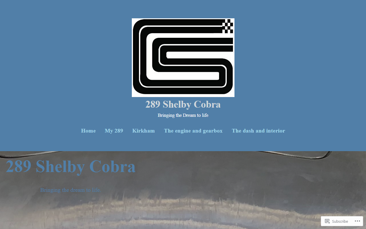289shelbycobra.com screenshot