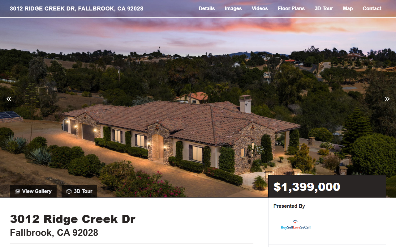 3012ridgecreek.com screenshot