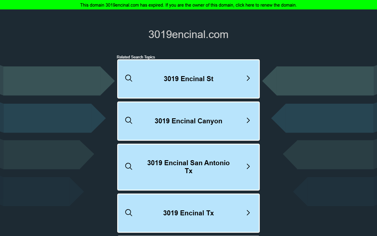 3019encinal.com screenshot