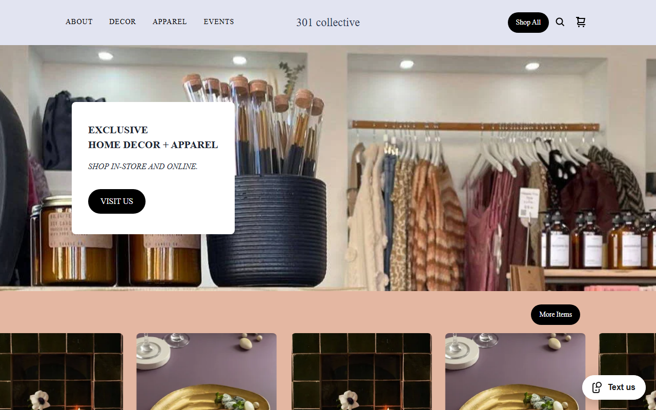301collective.com screenshot