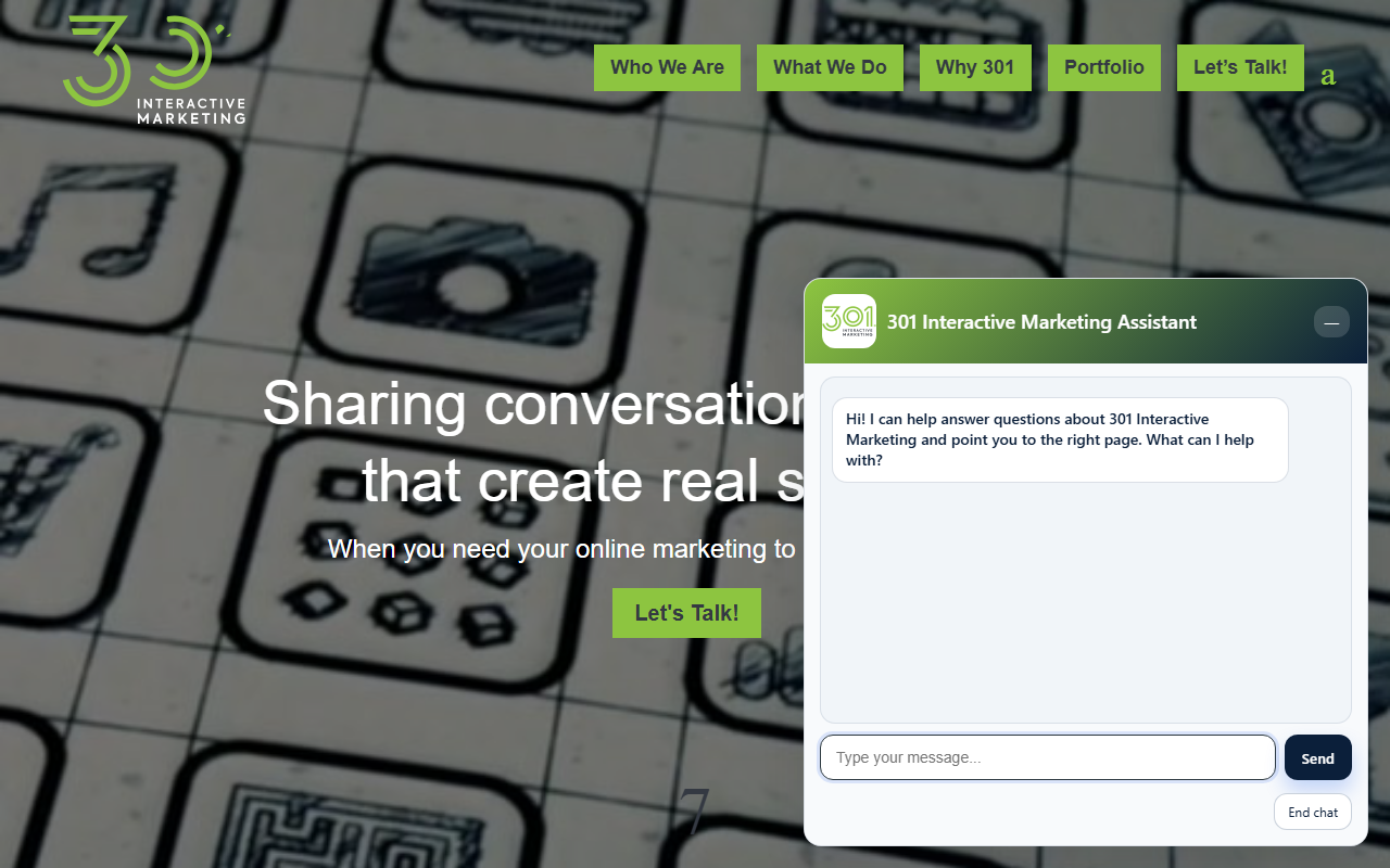 301imarketing.com screenshot