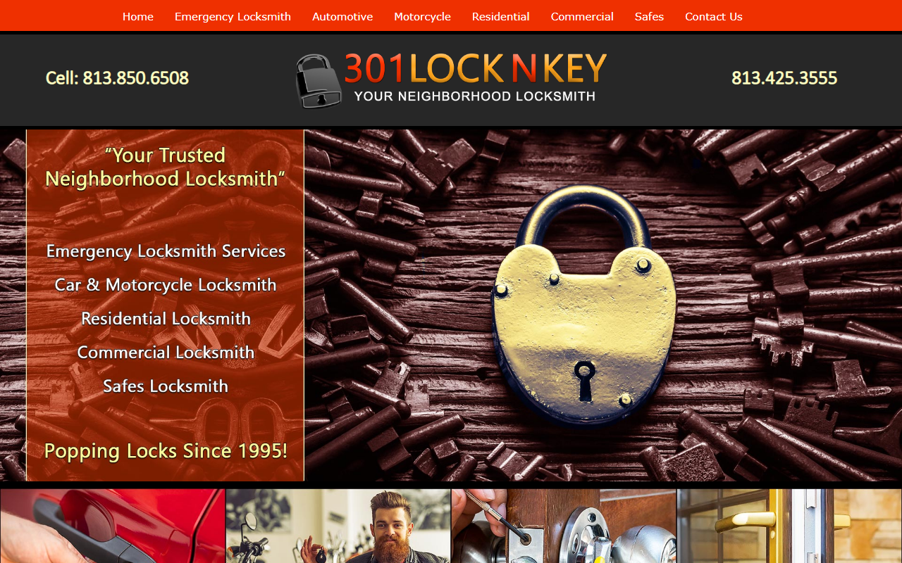 301locknkey.com screenshot