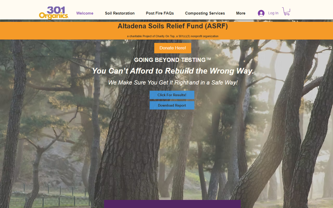 301organics.com screenshot