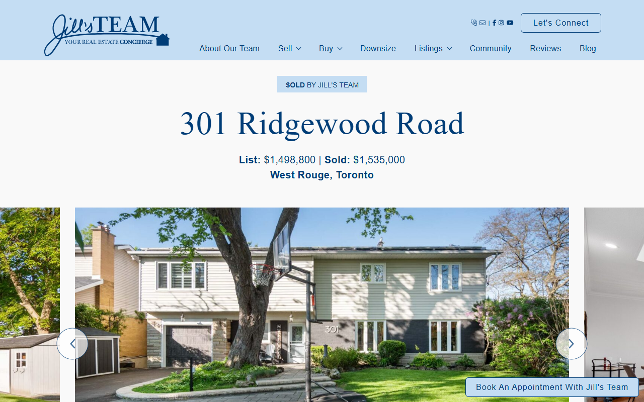 301ridgewood.com screenshot
