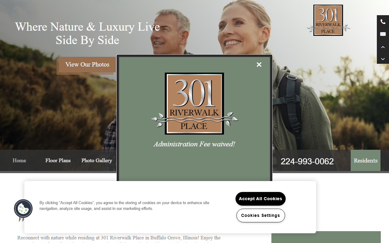 301riverwalk.com screenshot