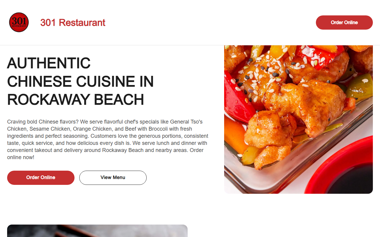 301rockawaybeach.com screenshot