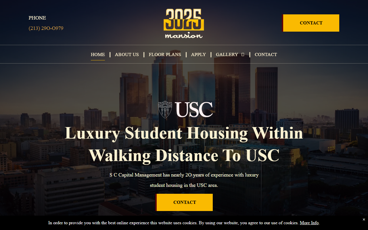 3025mansion.com screenshot