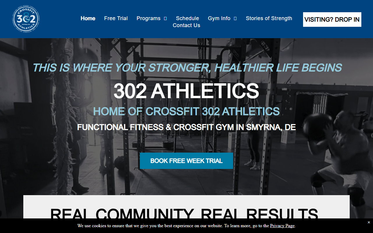 302athletics.com screenshot