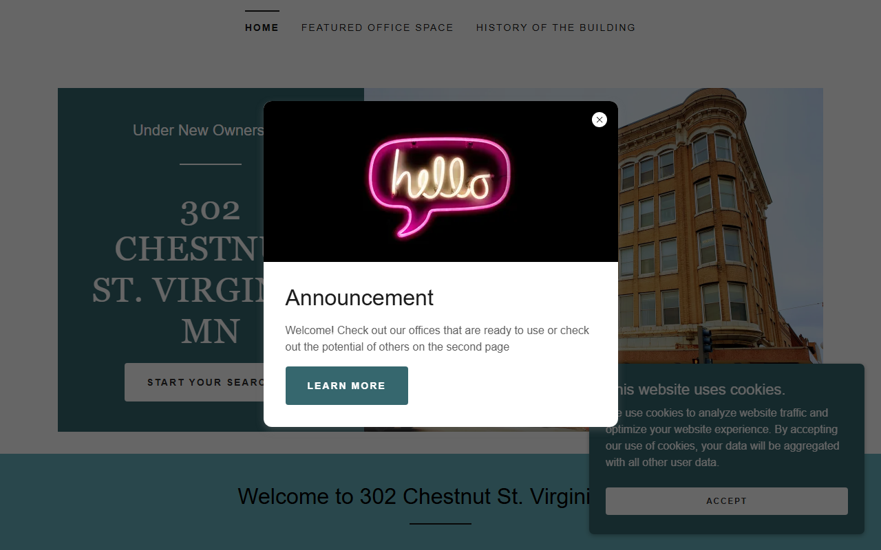 302chestnut.com screenshot