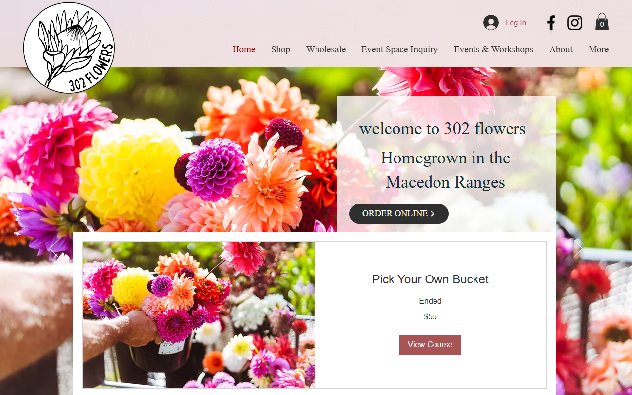 302flowers.com screenshot