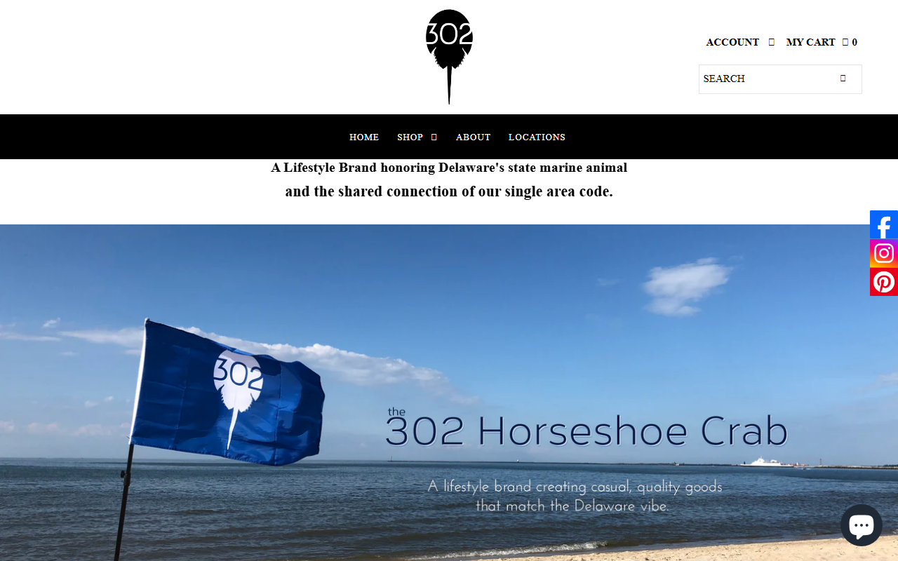 302horseshoecrab.com screenshot