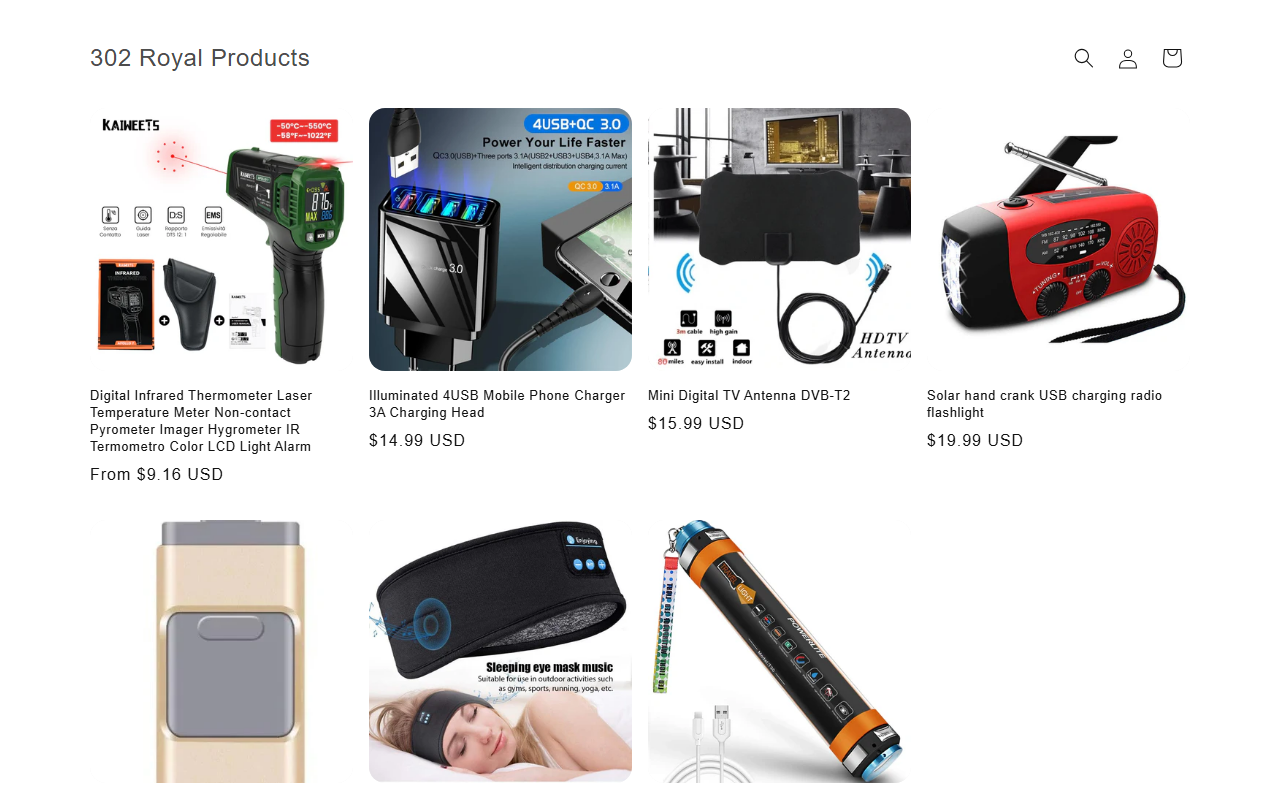 302royalproducts.com screenshot