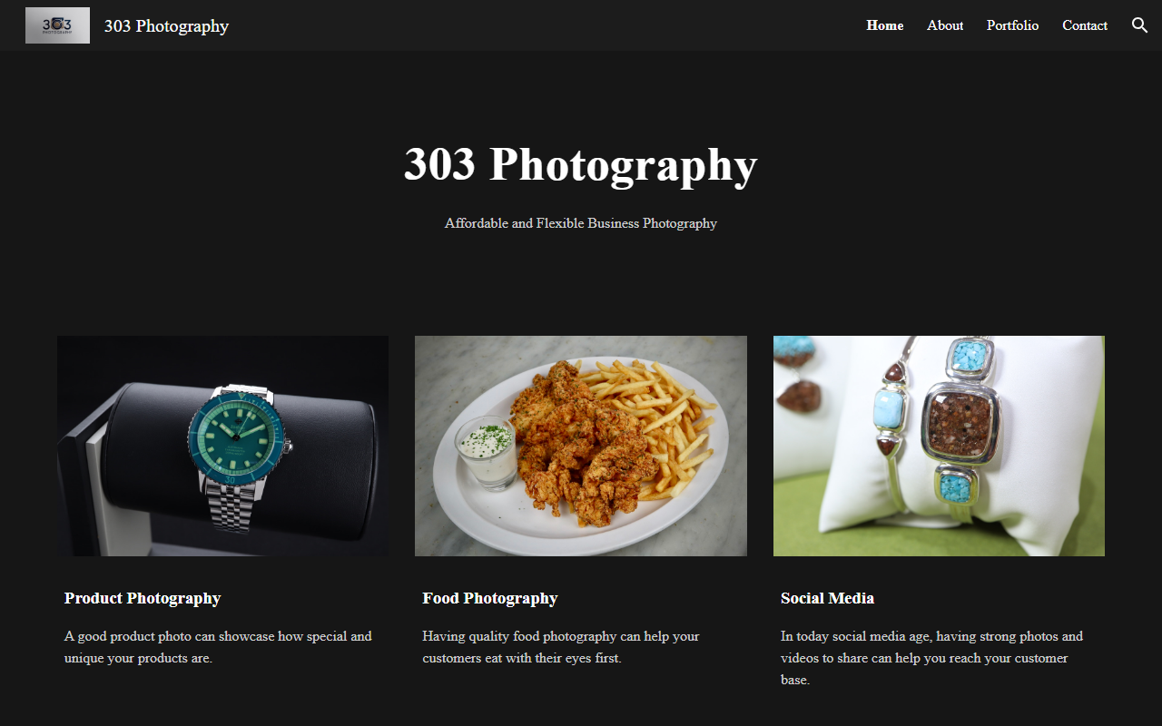 303-photography.com screenshot