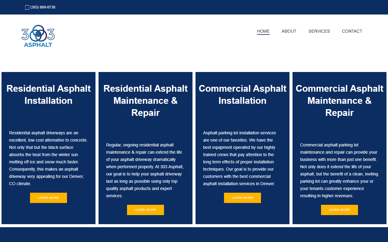303asphalt.com screenshot
