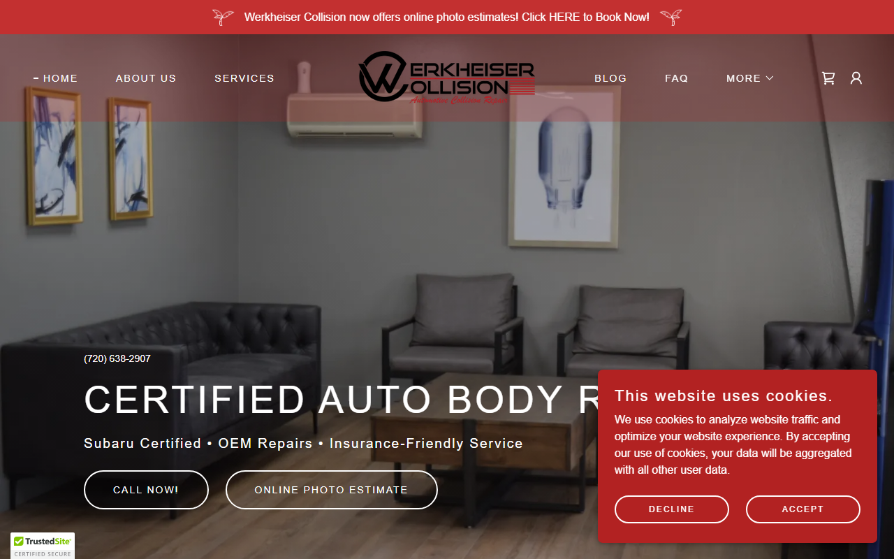 303autocollision.com screenshot