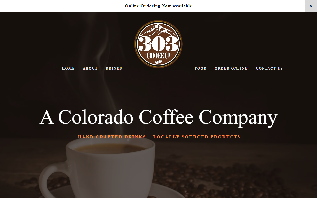 303coffeeco.com screenshot