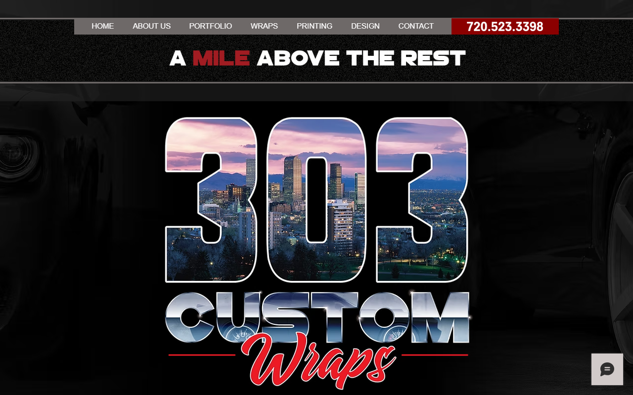 303customwraps.com screenshot