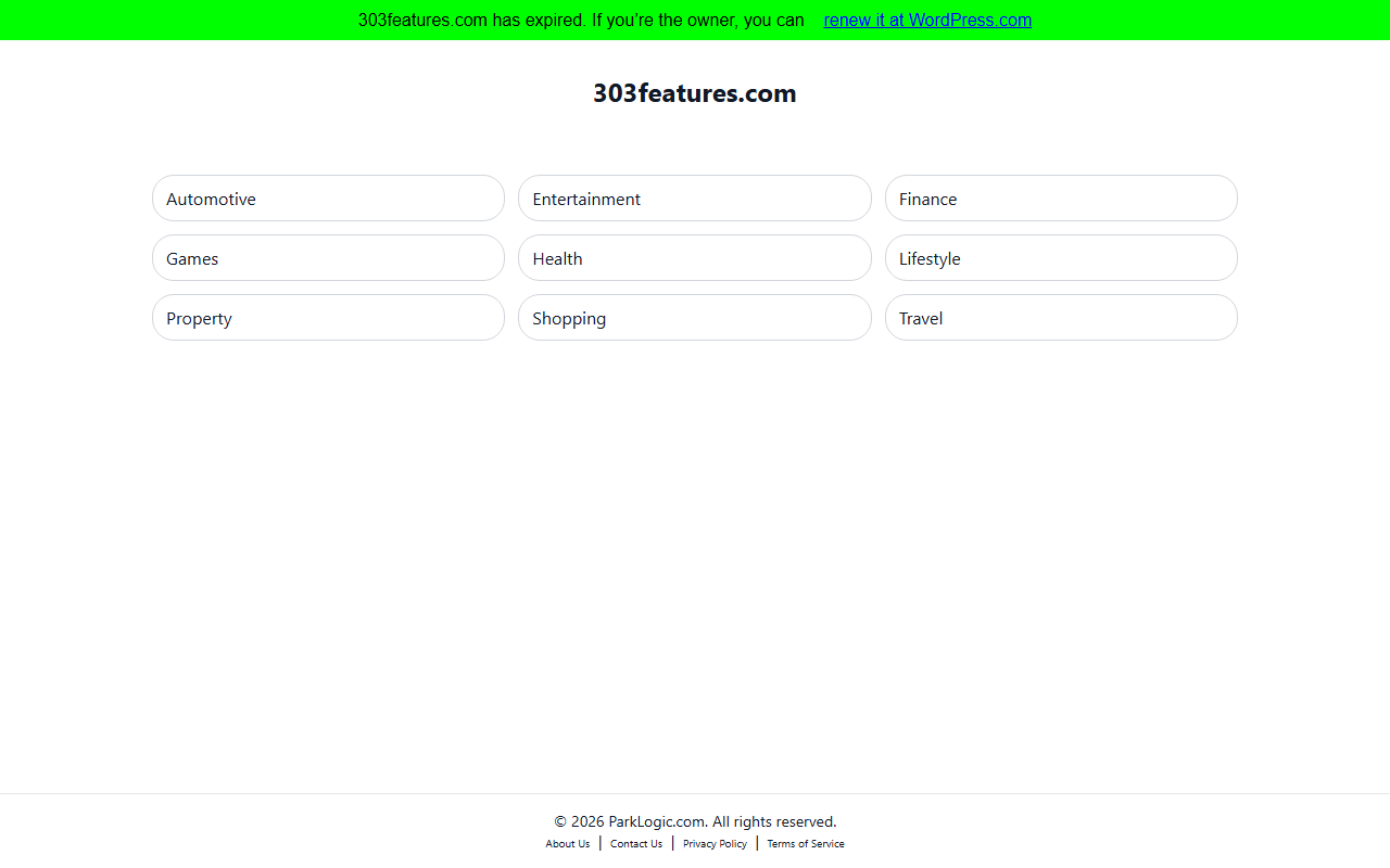 303features.com screenshot