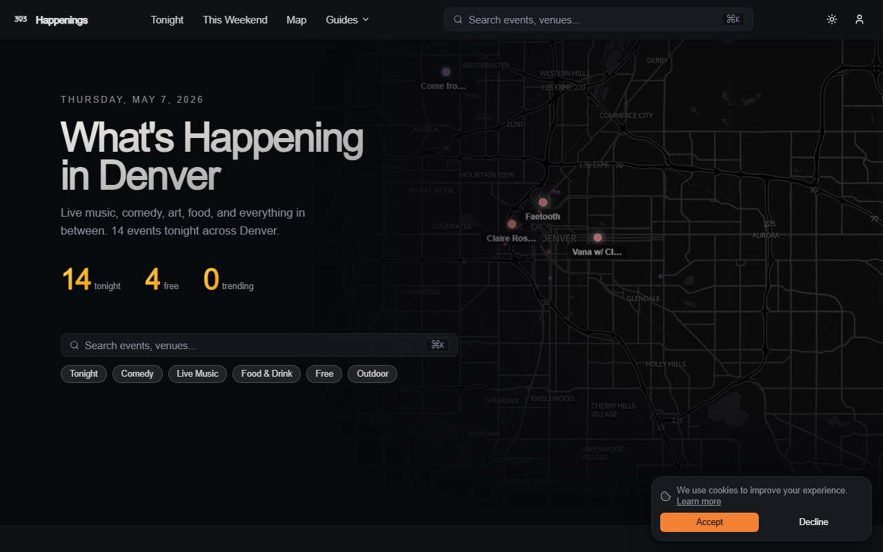 303happenings.com screenshot