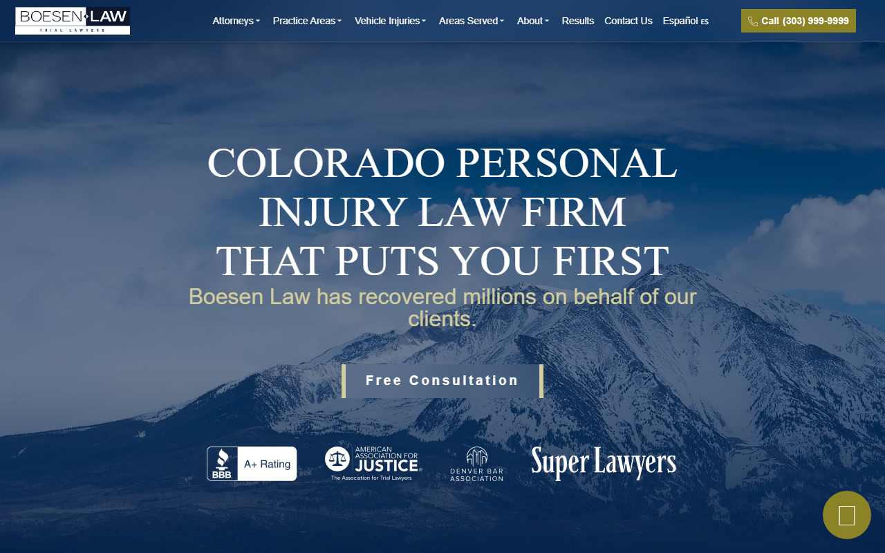 303lawyers.com screenshot