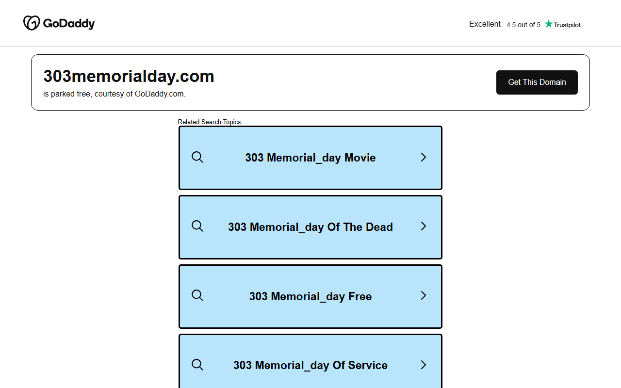 303memorialday.com screenshot