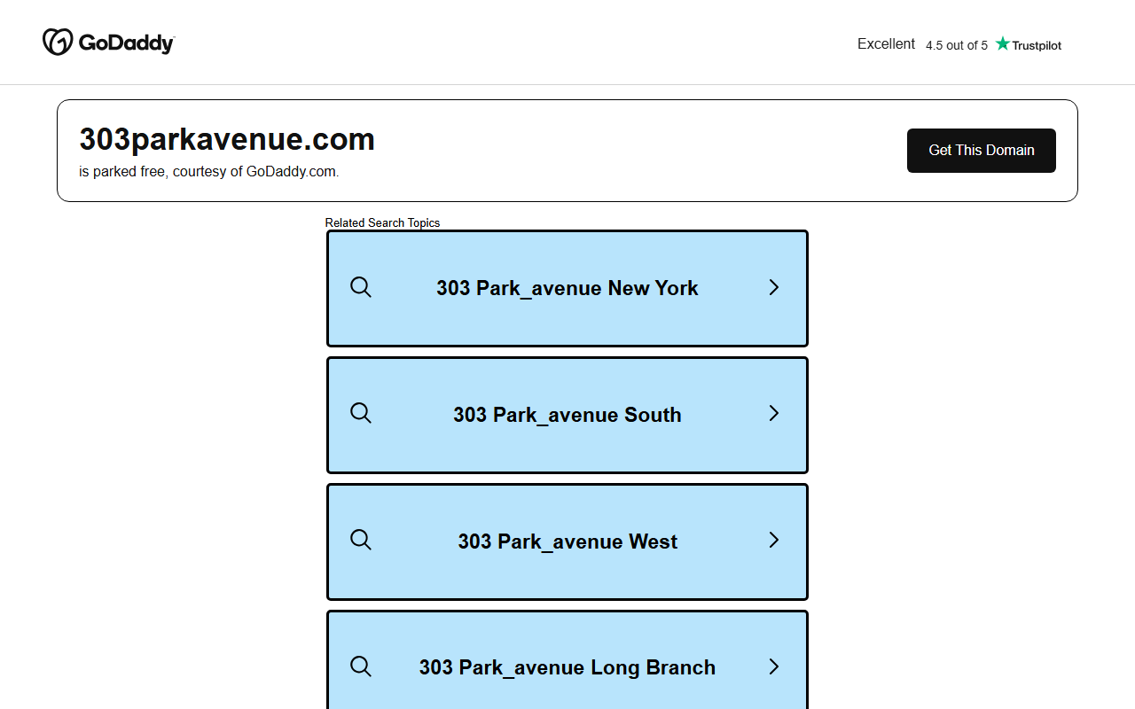 303parkavenue.com screenshot