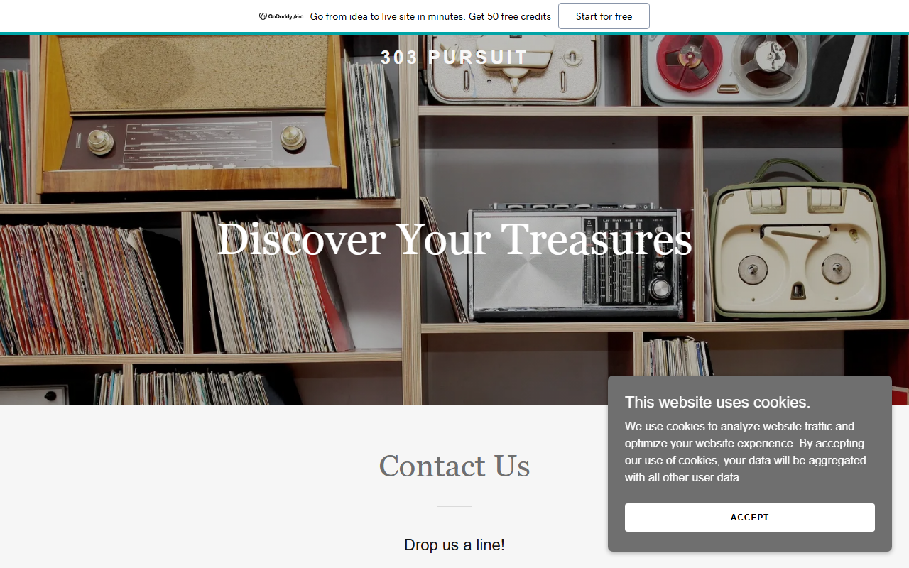 303pursuit.com screenshot