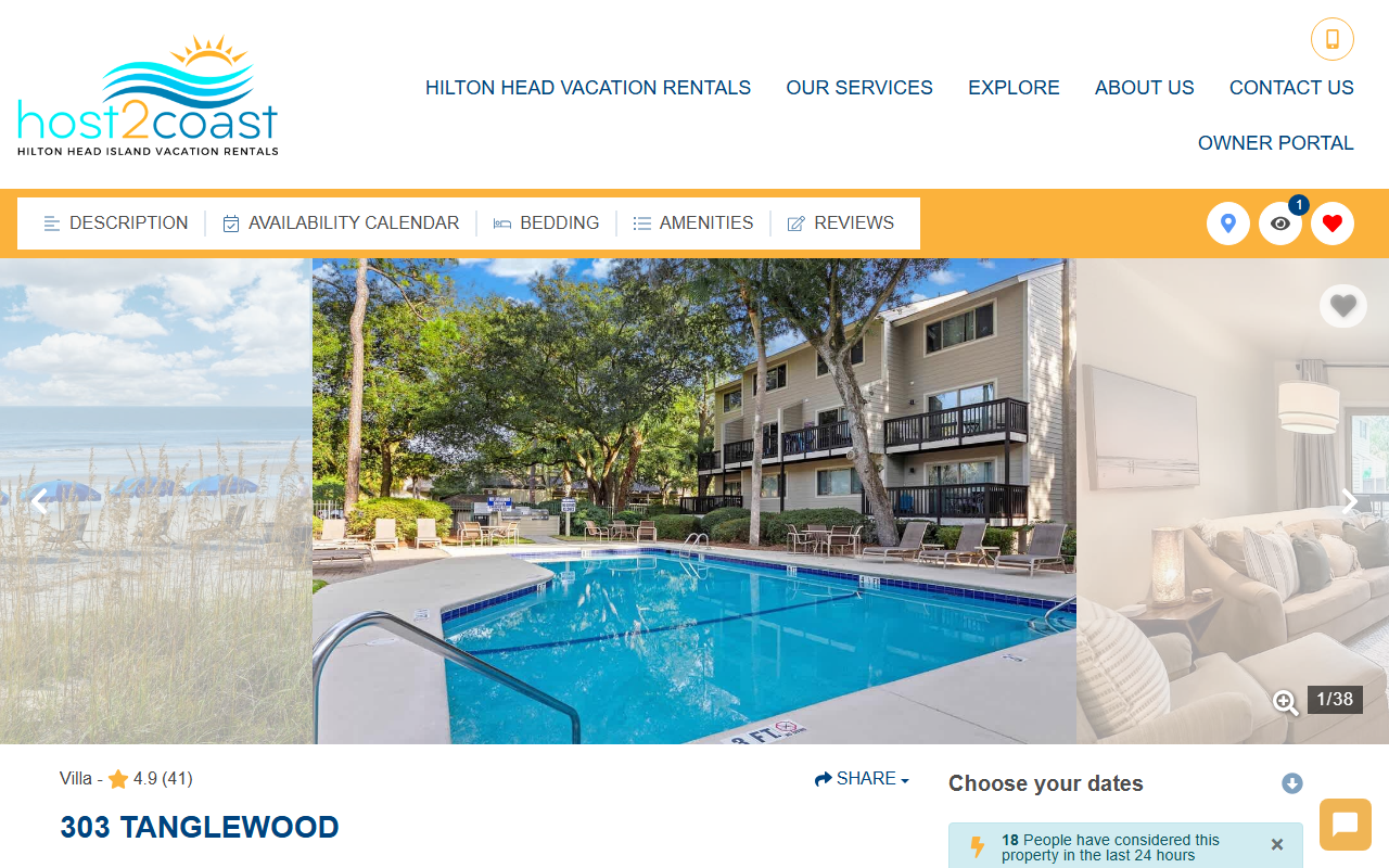 303tanglewood.com screenshot