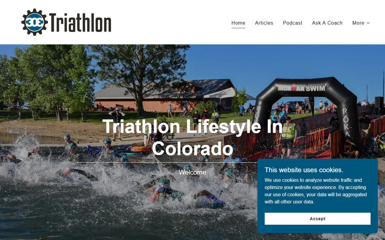 303triathlon.com screenshot