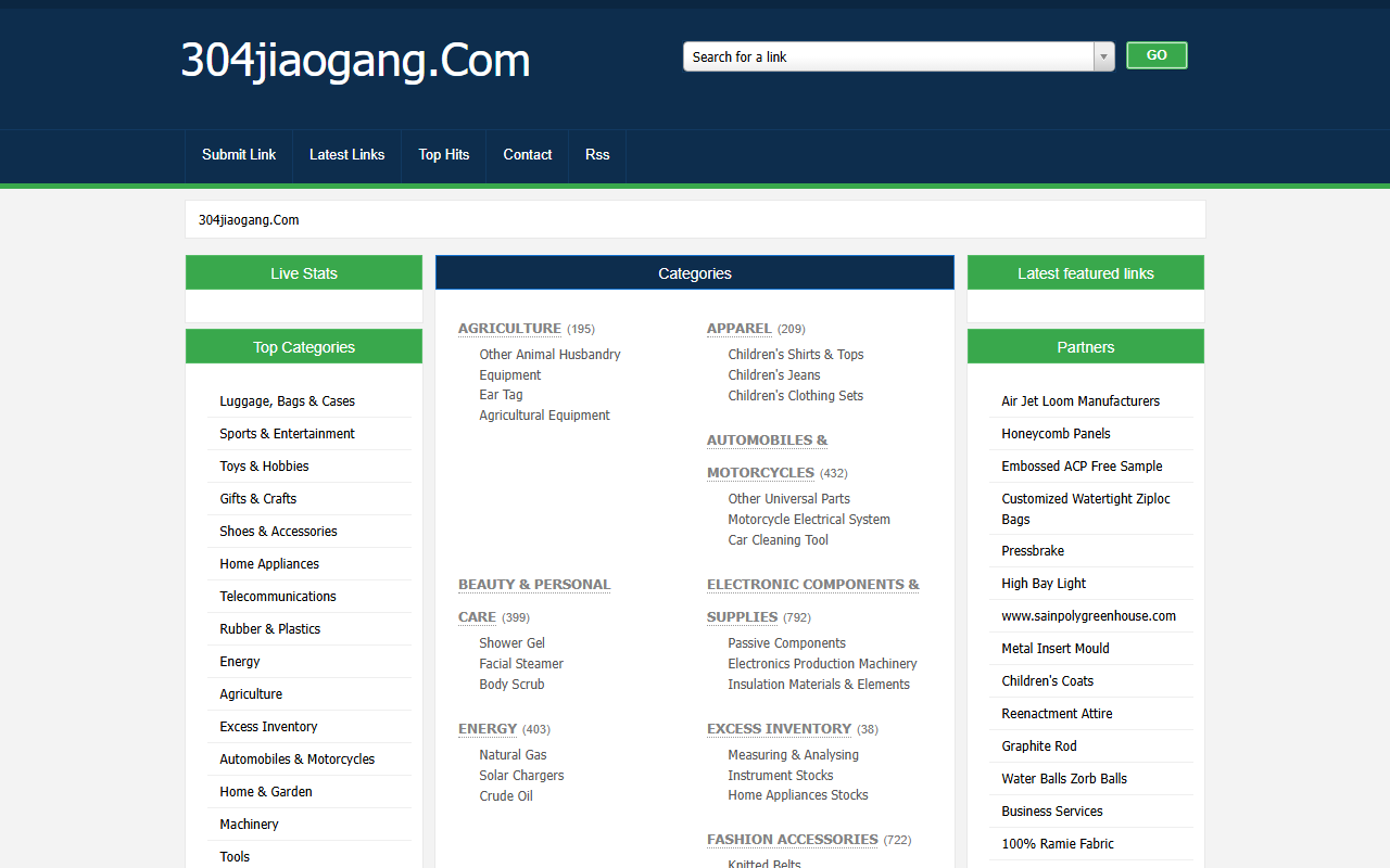 304jiaogang.com screenshot