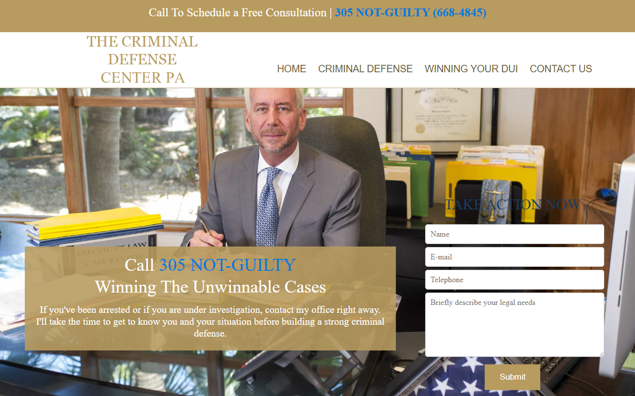 305-notguilty.com screenshot