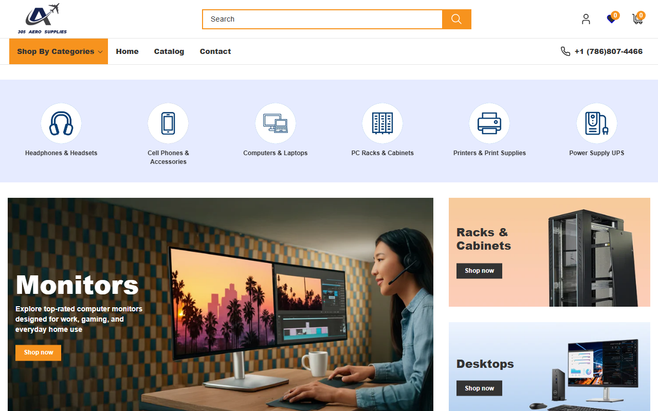 305aerosupplies.com screenshot