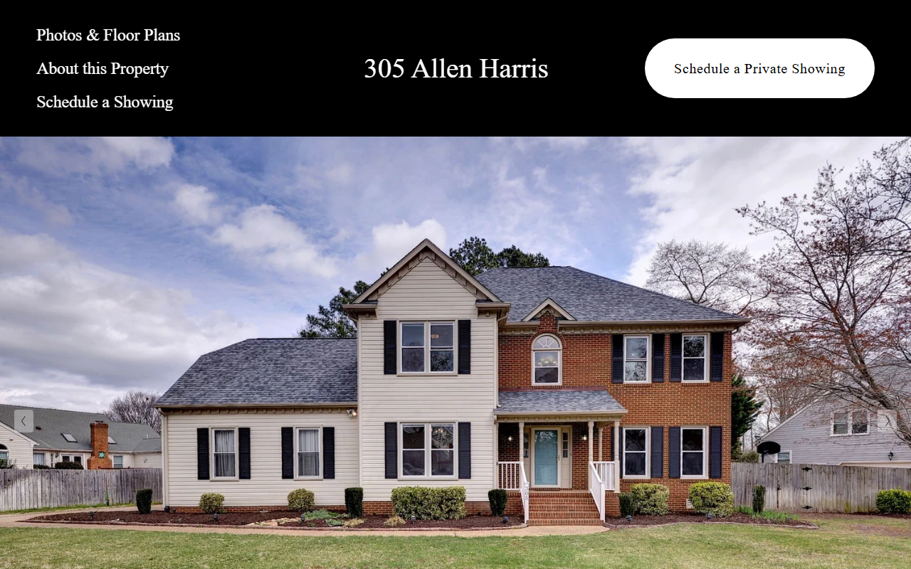 305allenharris.com screenshot