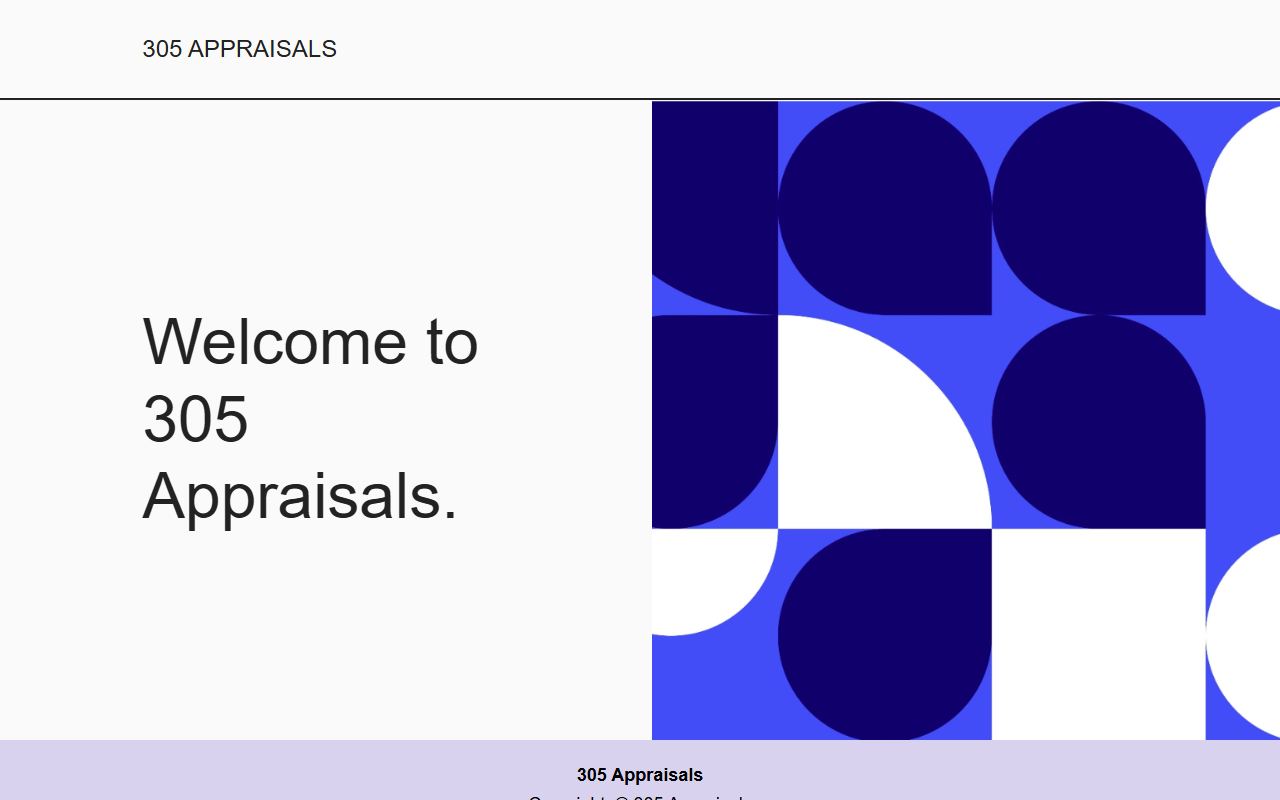 305appraisals.com screenshot
