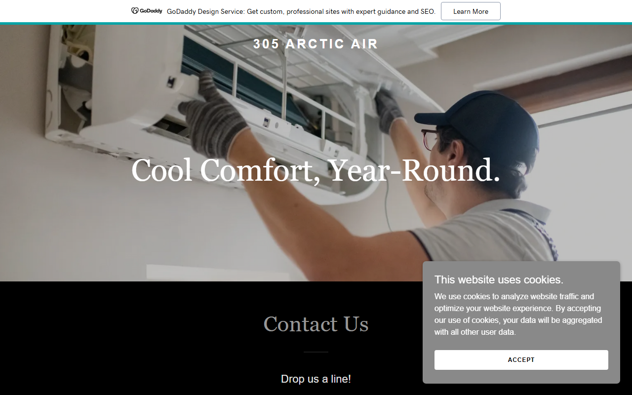 305arcticair.com screenshot