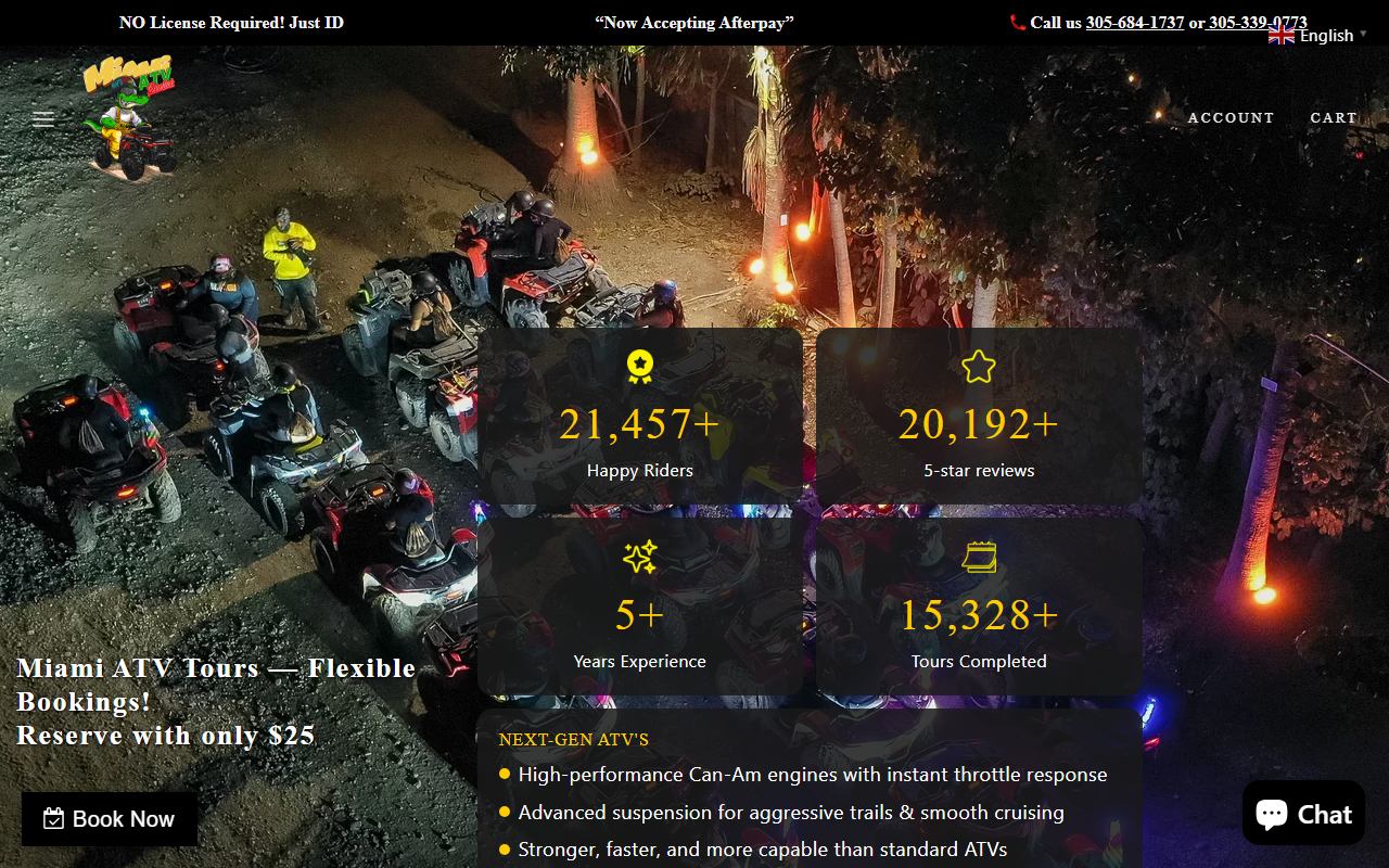 305atvrentals.com screenshot