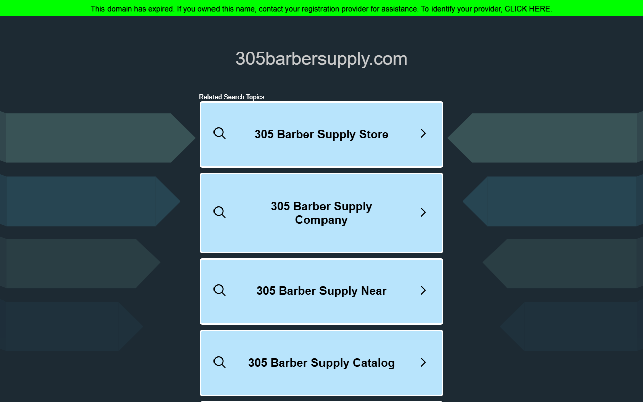 305barbersupply.com screenshot