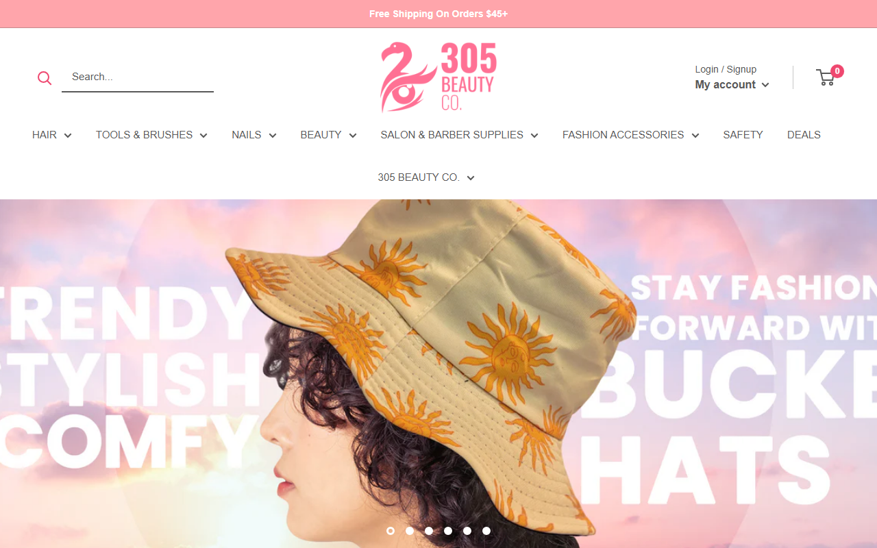 305beautyco.com screenshot