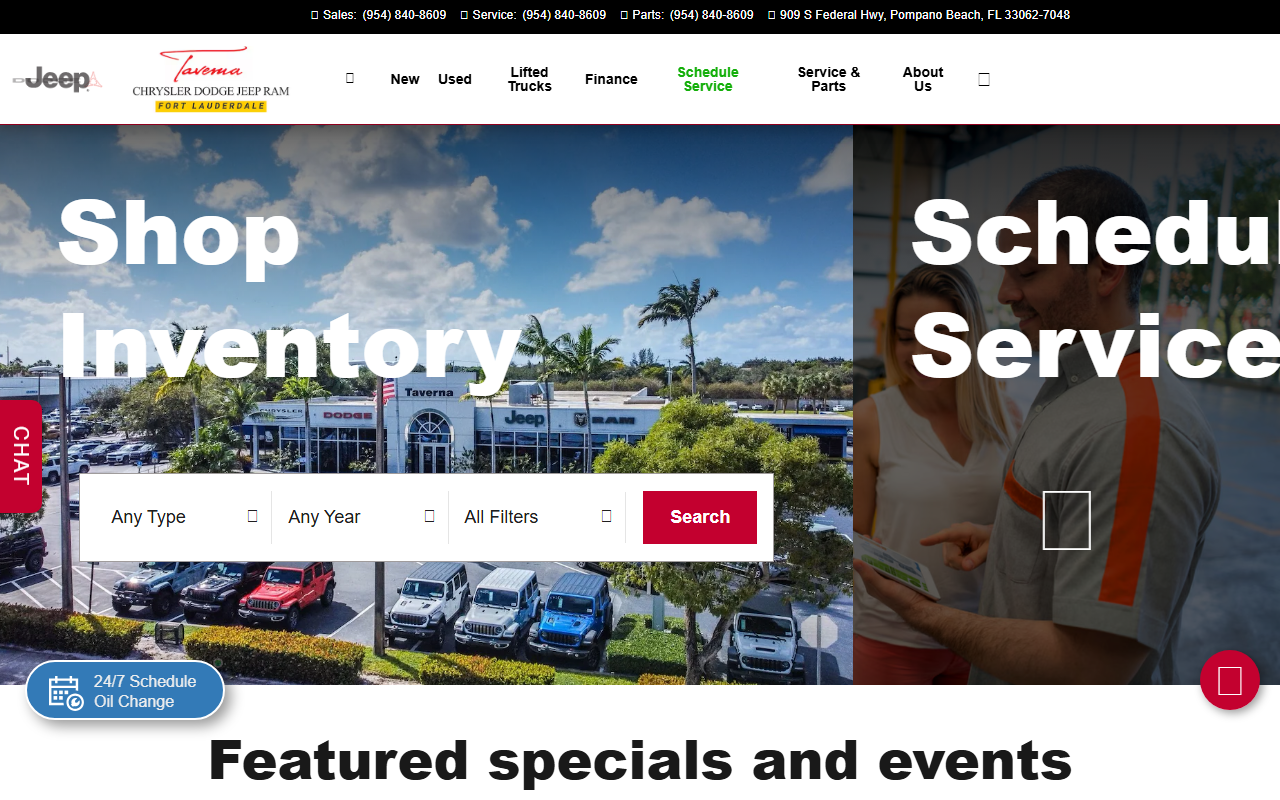 305chrysler.com screenshot