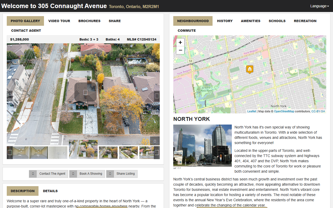 305connaught.com screenshot