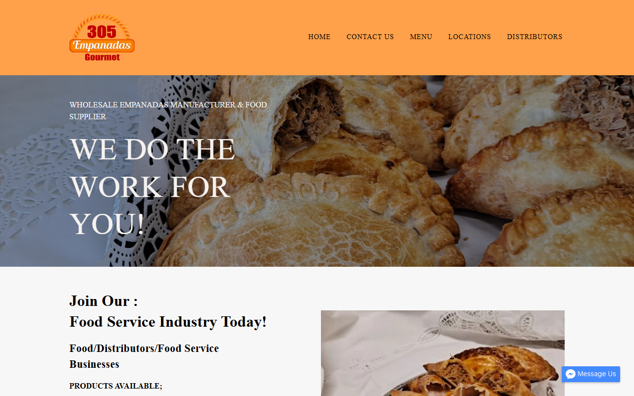 305empanadas.com screenshot
