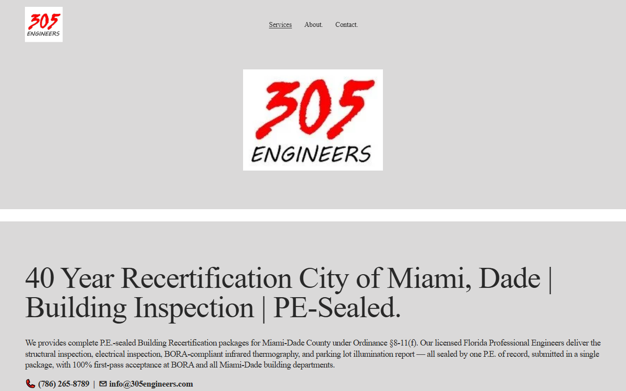305engineers.com screenshot