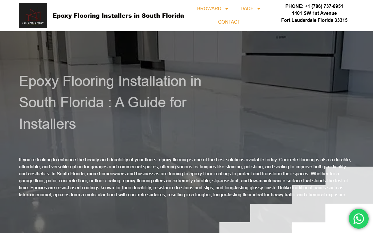 305epicepoxy.com screenshot