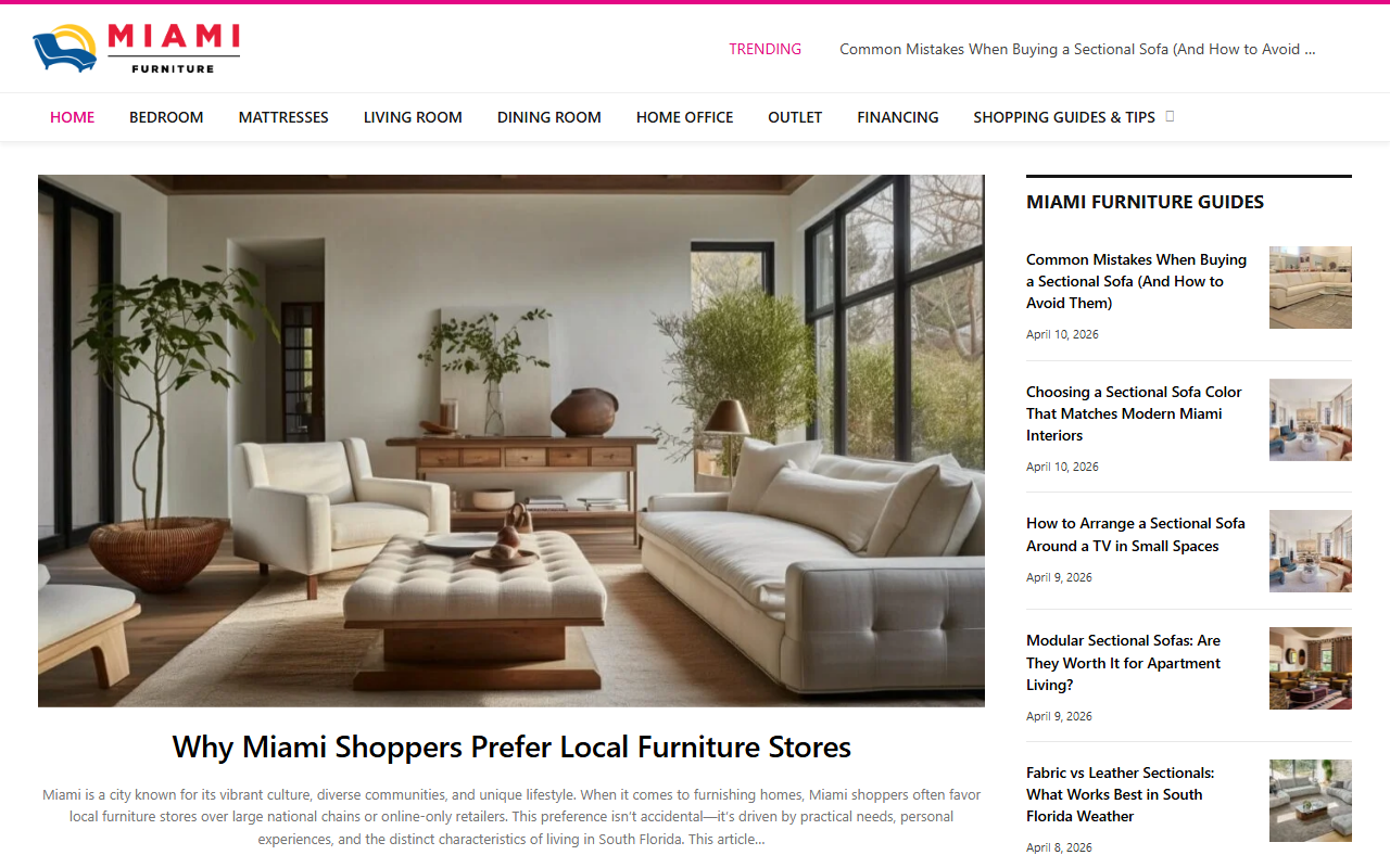 305furniture.com screenshot