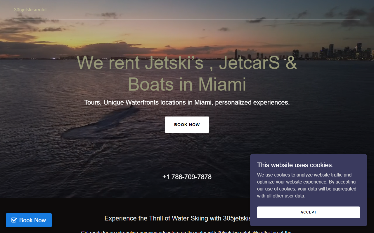 305jetskisrental.com screenshot