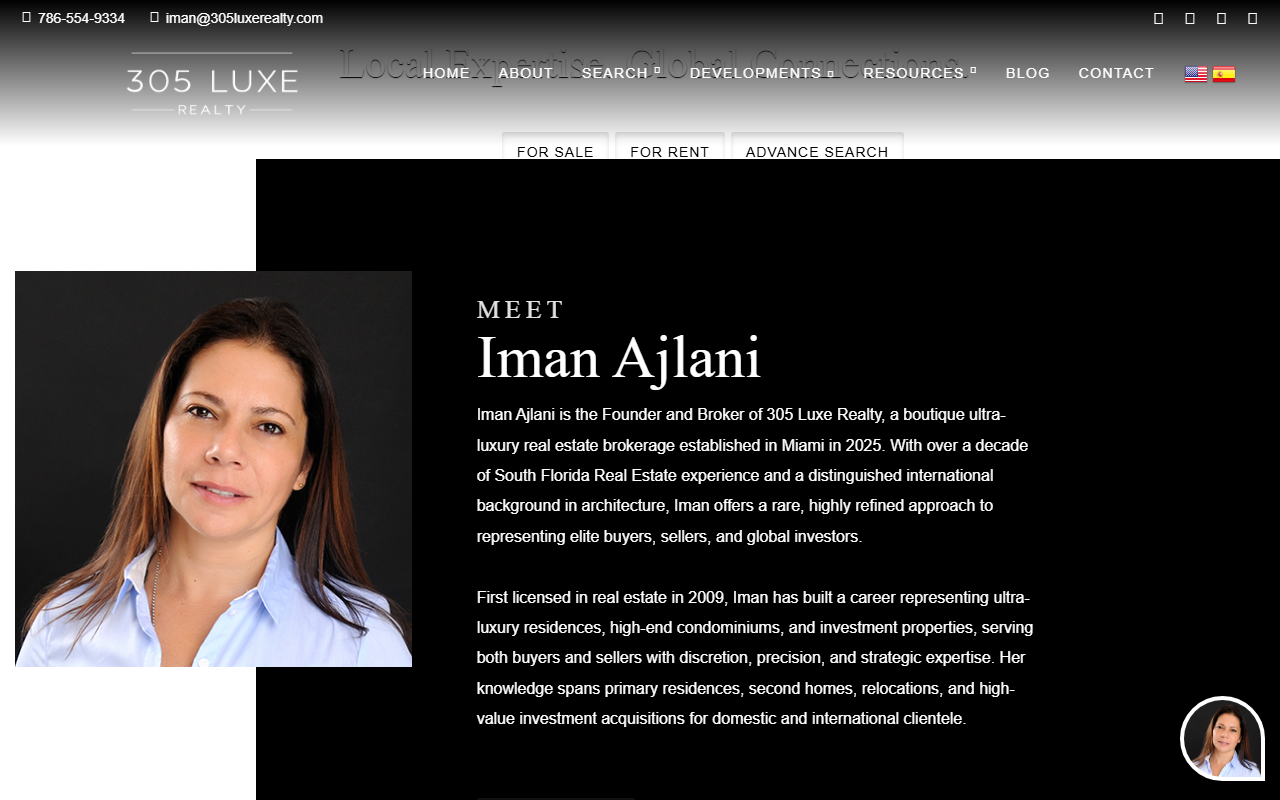 305luxerealty.com screenshot
